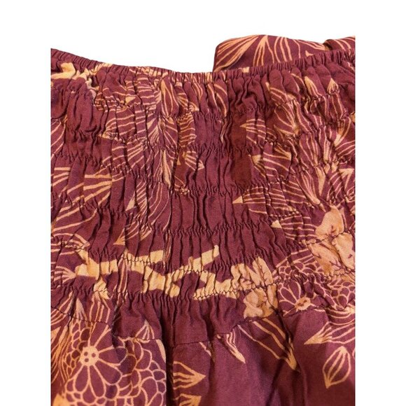 Bohemian Floral Printed Womens Harem Pants With Elastic Waist & Cuffs Made In Th - Picture 3 of 6